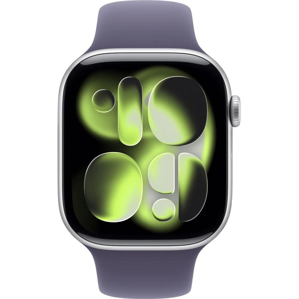 Apple Watch Series 11 GPS 42mm Silver Aluminium Case with Purple Fog Sport Band - S/ M1 