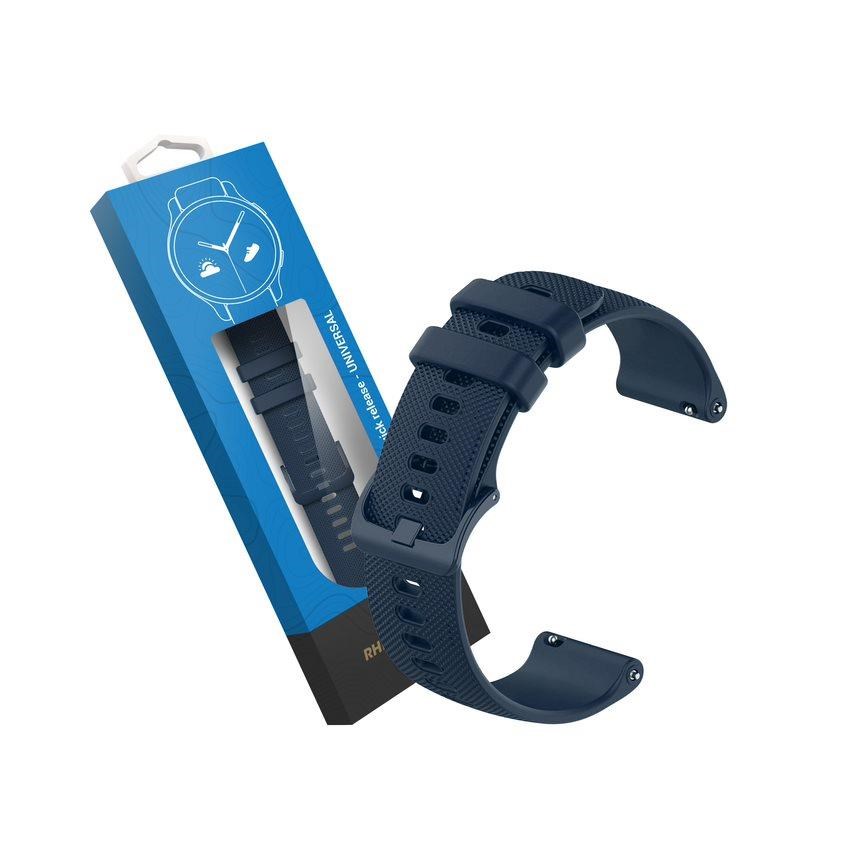 RhinoTech univerzální silikonový řemínek Quick Release 18mm,  tmavě modrá0 