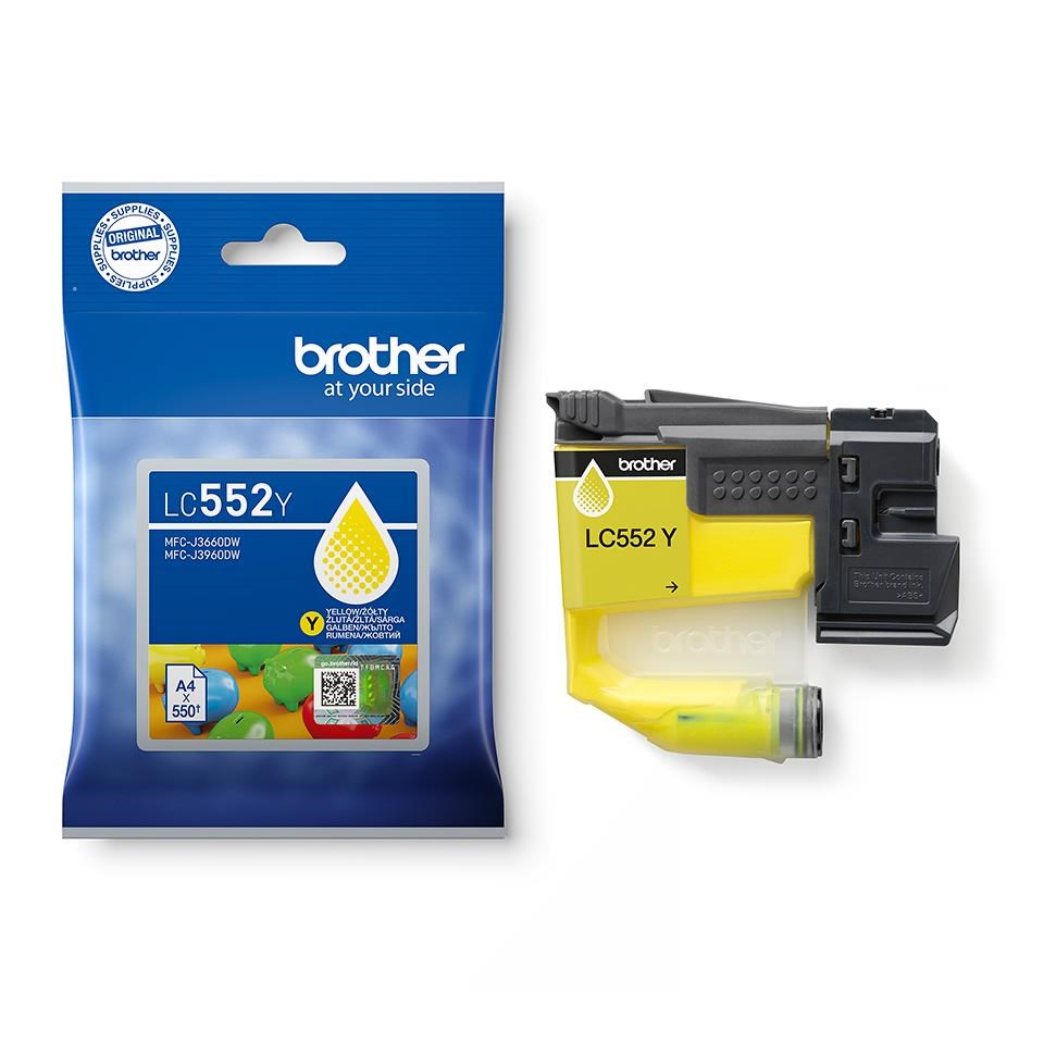 Brother LC-552Y - atrament žltý