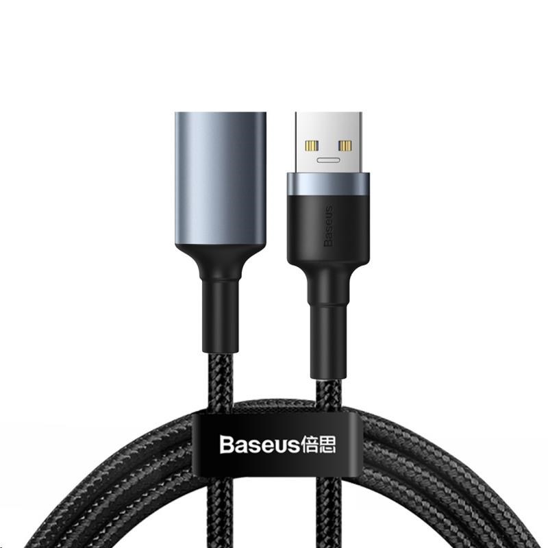 Nabíjací/ dátový kábel Baseus Cafule USB3.0 samec na USB3.0 samica 2A 1m,  sivá0 