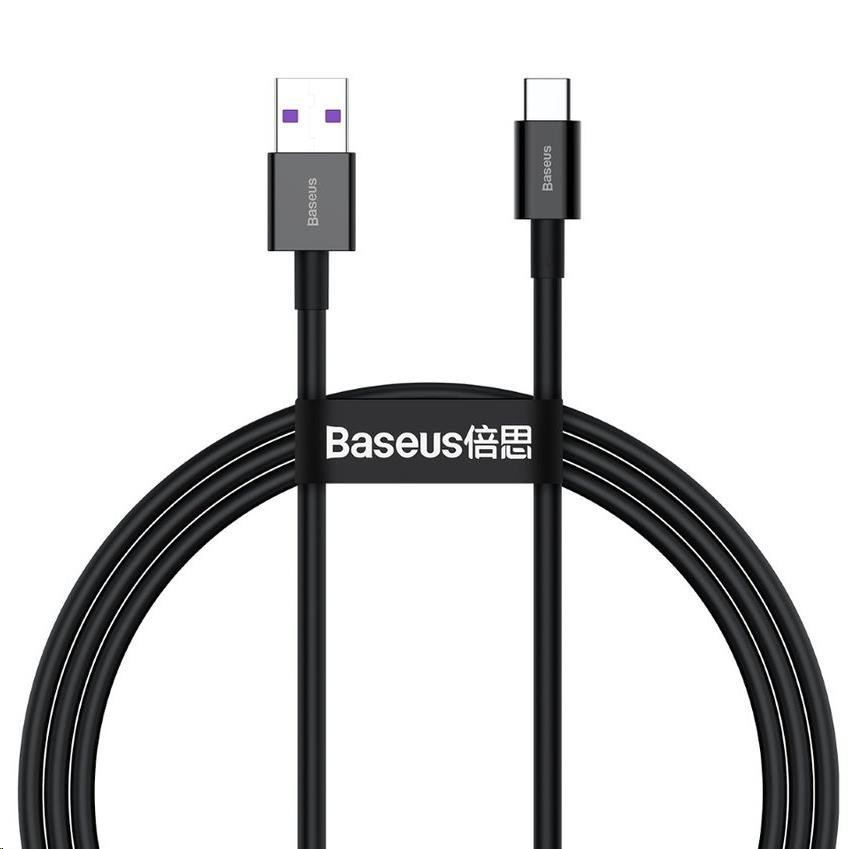 Baseus dátový kábel Superior USB-C 1m 6A 66W čierny