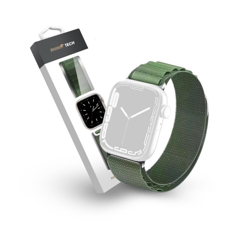 RhinoTech řemínek Ultra Alpine Loop pro Apple Watch 42/ 44/ 45/ 49mm zelená0 