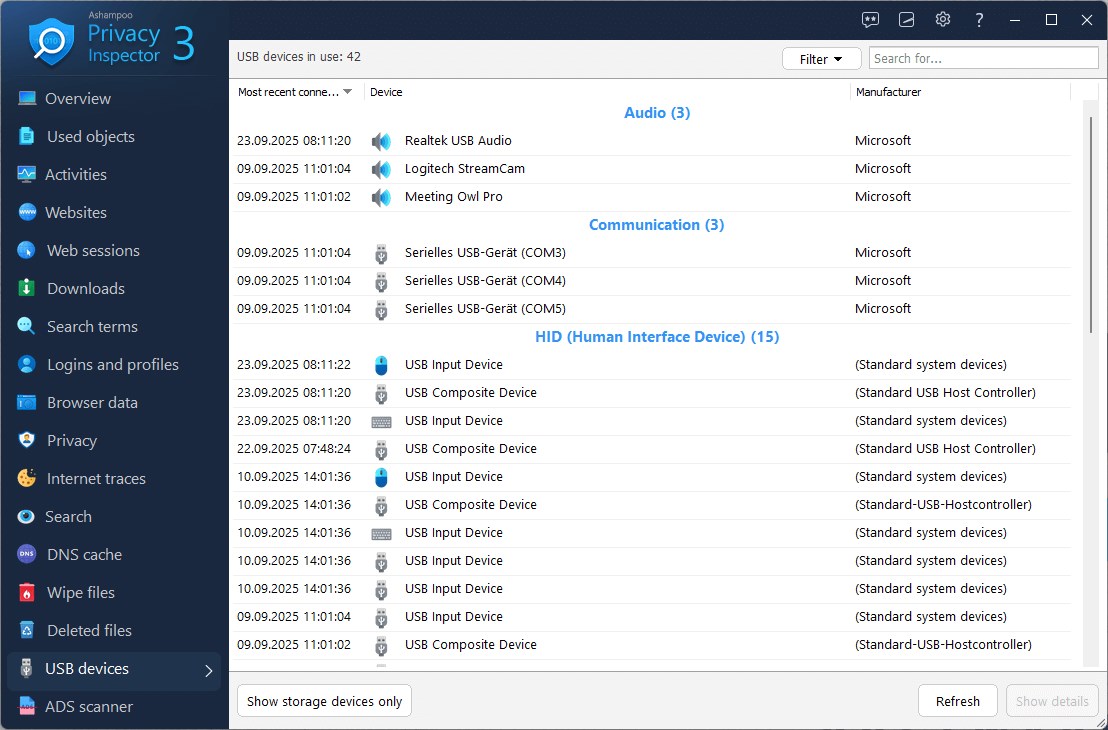 Ashampoo Privacy Inspector 35 