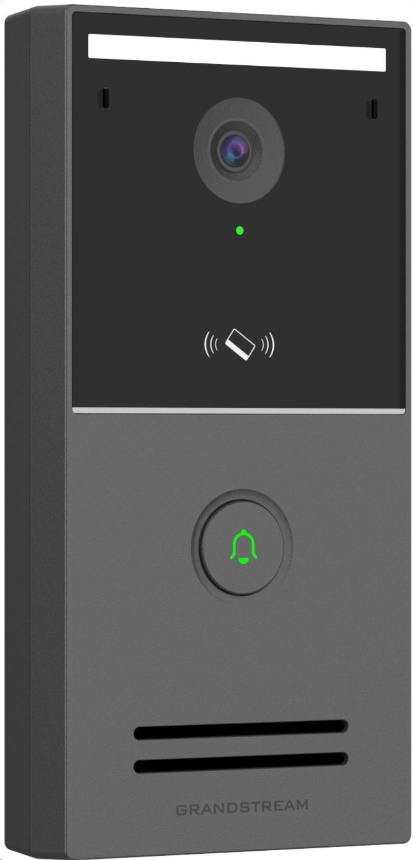Grandstream GDS3727 dverové video interkom, 4MP, IC a ID karty, NFC, Bluetooth, IP66, IK07
