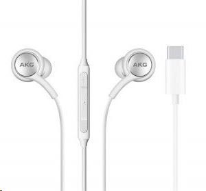 Samsung stereo sluchátka EO-IC100BWE,  USB-C,  bílá,  EU0 