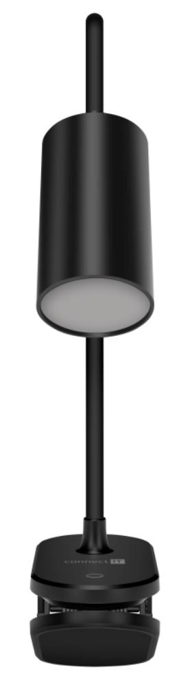 CONNECT IT Stolní LED lampa CLIP 2 s klipem,  černá1 