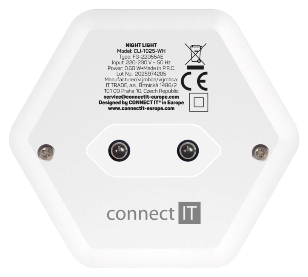 CONNECT IT Noční LED světlo Sparkle 2 Sensor,  teplé světlo,  bílá4 