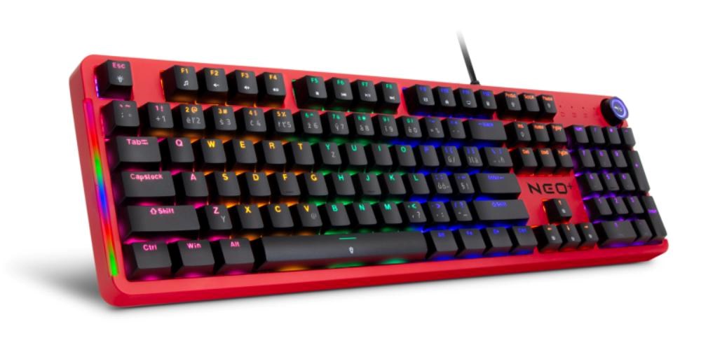 CONNECT IT Herní klávesnice NEO2 + Black,  mechanická,  USB,  ARGB,  CZ+SK,  černá1 