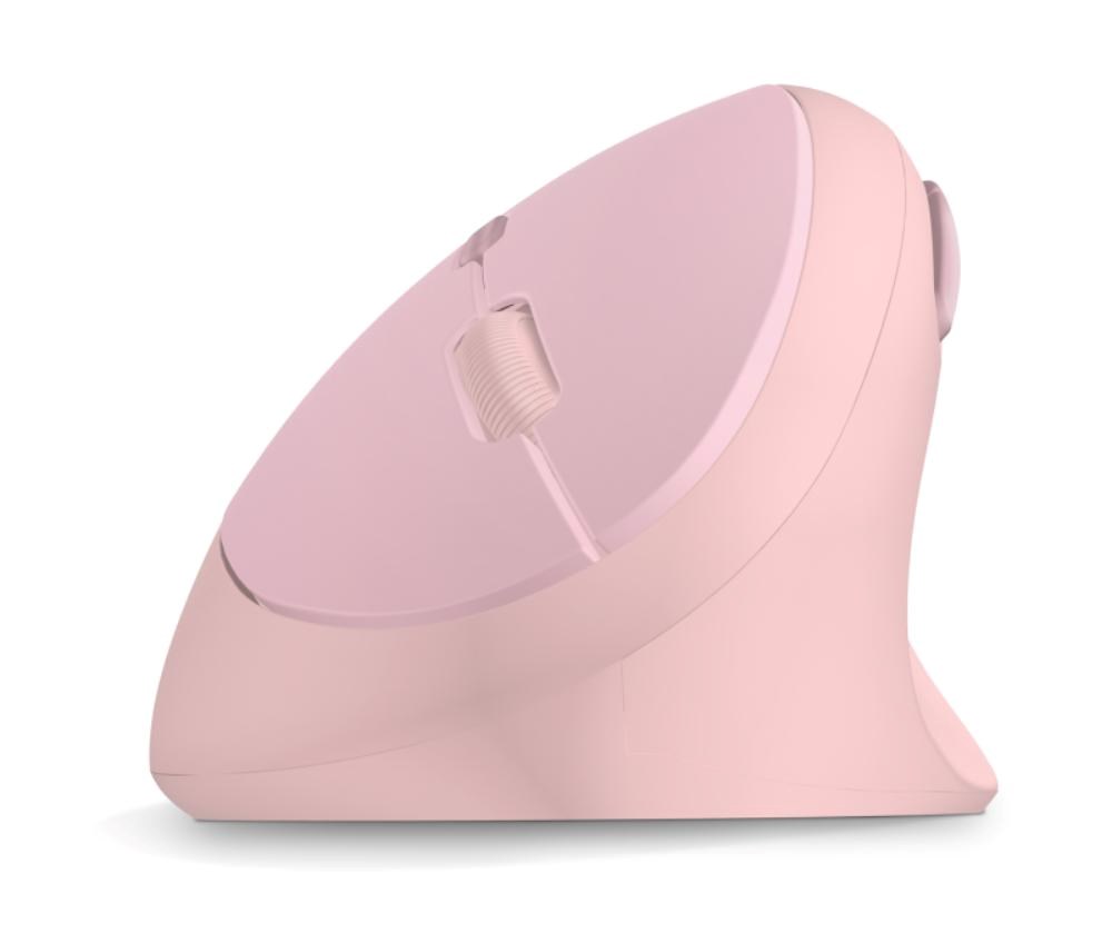 CONNECT IT FOR HEALTH LADIES PINK Bezdrátová vertikální myš,  ergonomická,  růžová3 