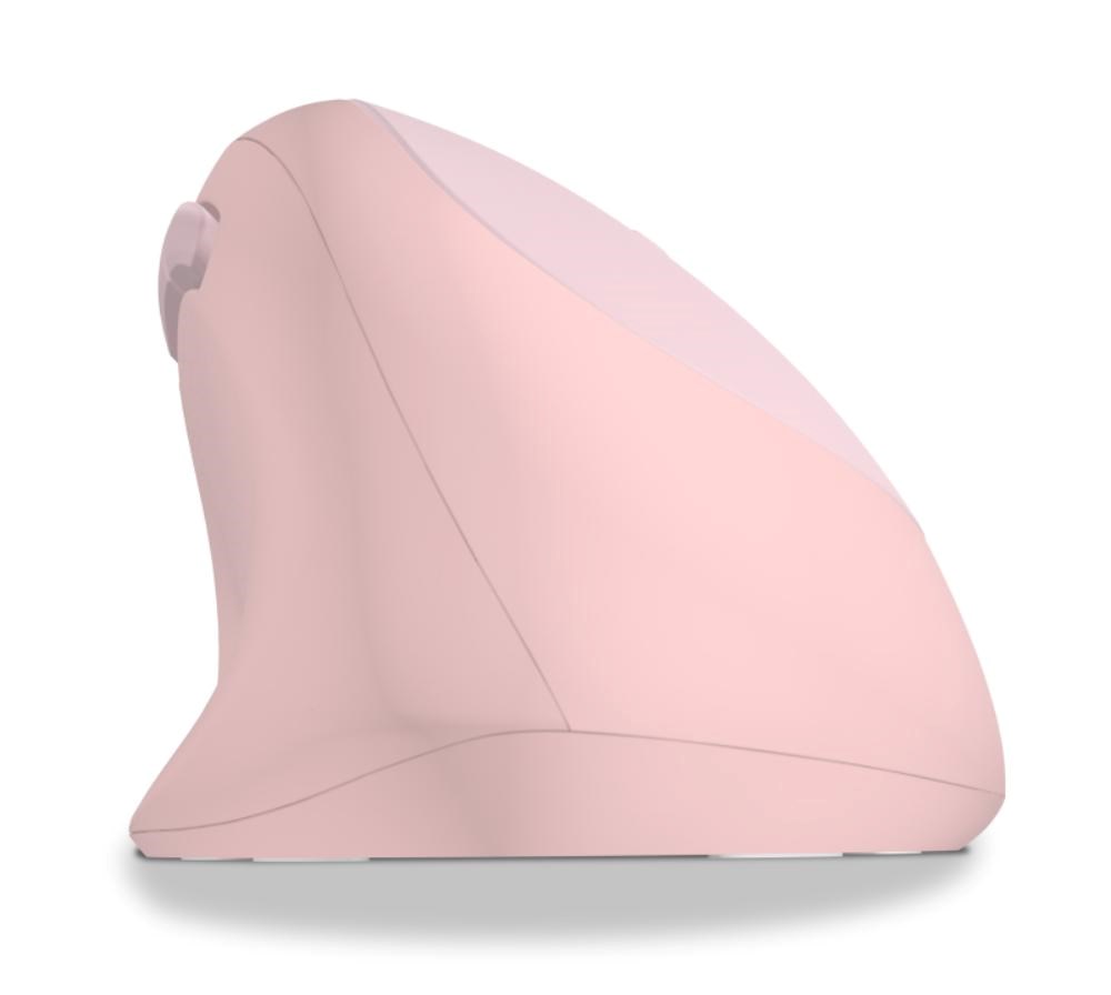 CONNECT IT FOR HEALTH LADIES PINK Bezdrátová vertikální myš,  ergonomická,  růžová5 