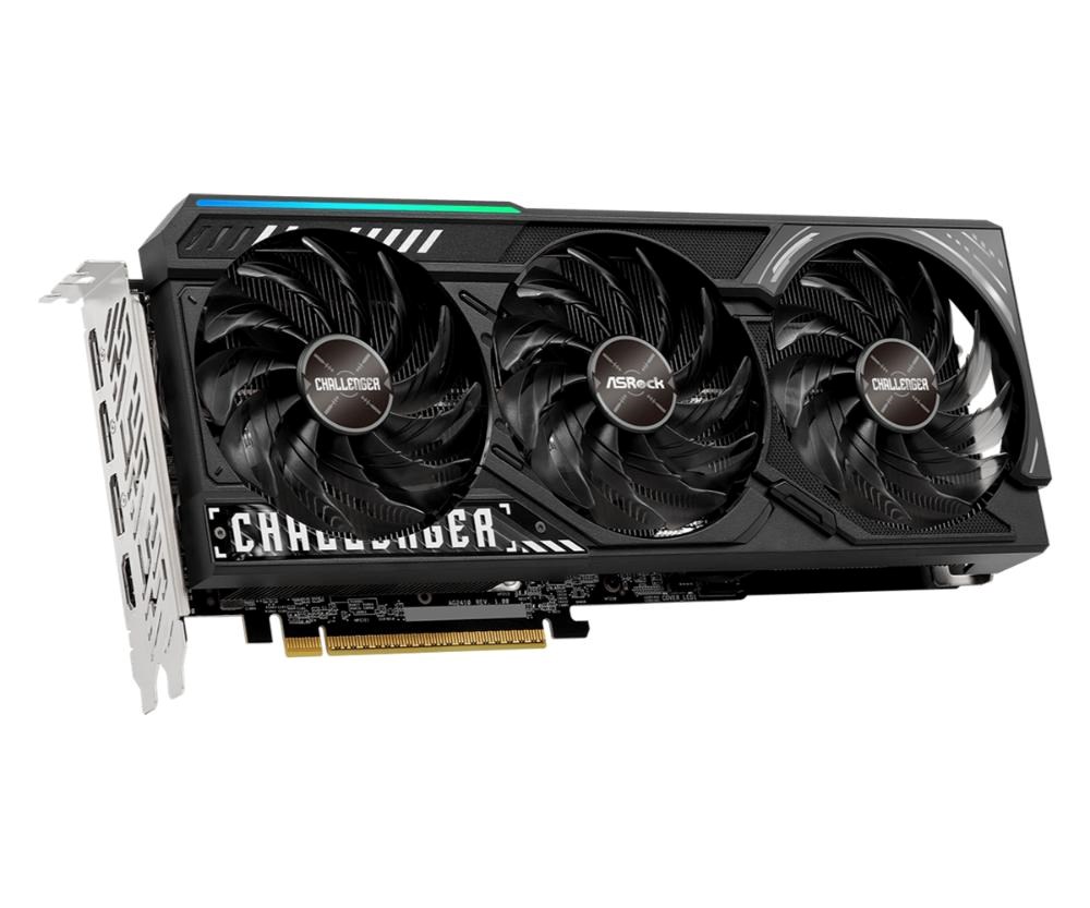 ASRock VGA AMD Radeon RX 9070 XT Challenger 16GB, RX 9070 XT, 16GB GDDR6, 3xDP, 1x HDMI3 