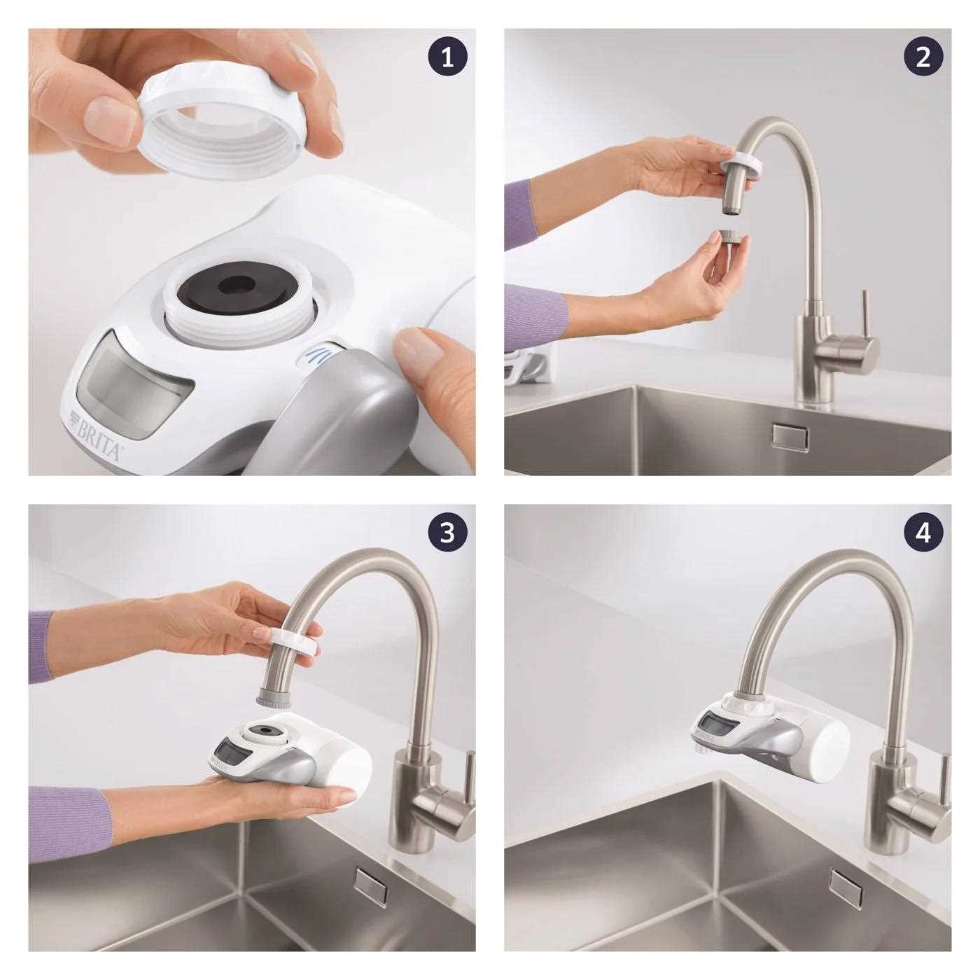 Brita OnTap vodní filtrační systém,  kohoutkový filtr,  600 l,  měření spotřeby,  digitální displej,  3 nastavení3 