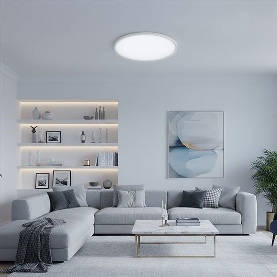 Solight LED osvětlení s dálkovým ovladačem Estela White UGR,  40W,  4300lm,  40cm,  URG<19,  závěsné i přisazené2 