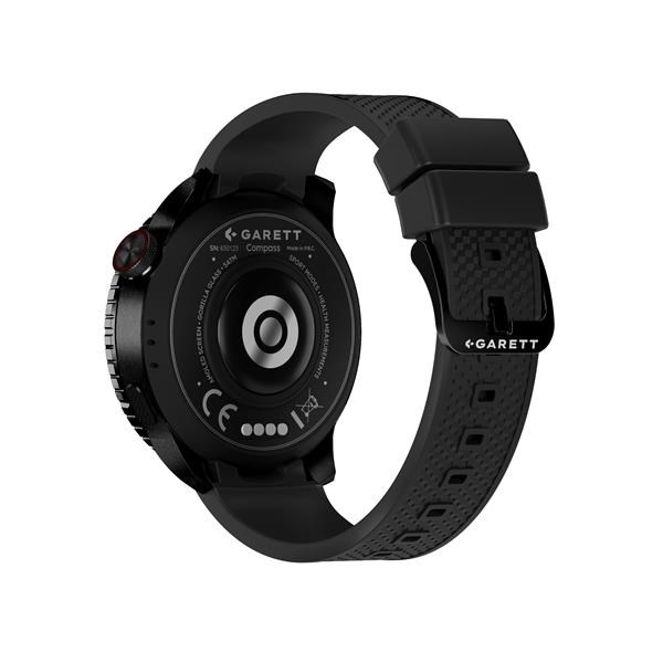 Garett Smartwatch COMPASS Black,  GPS7 