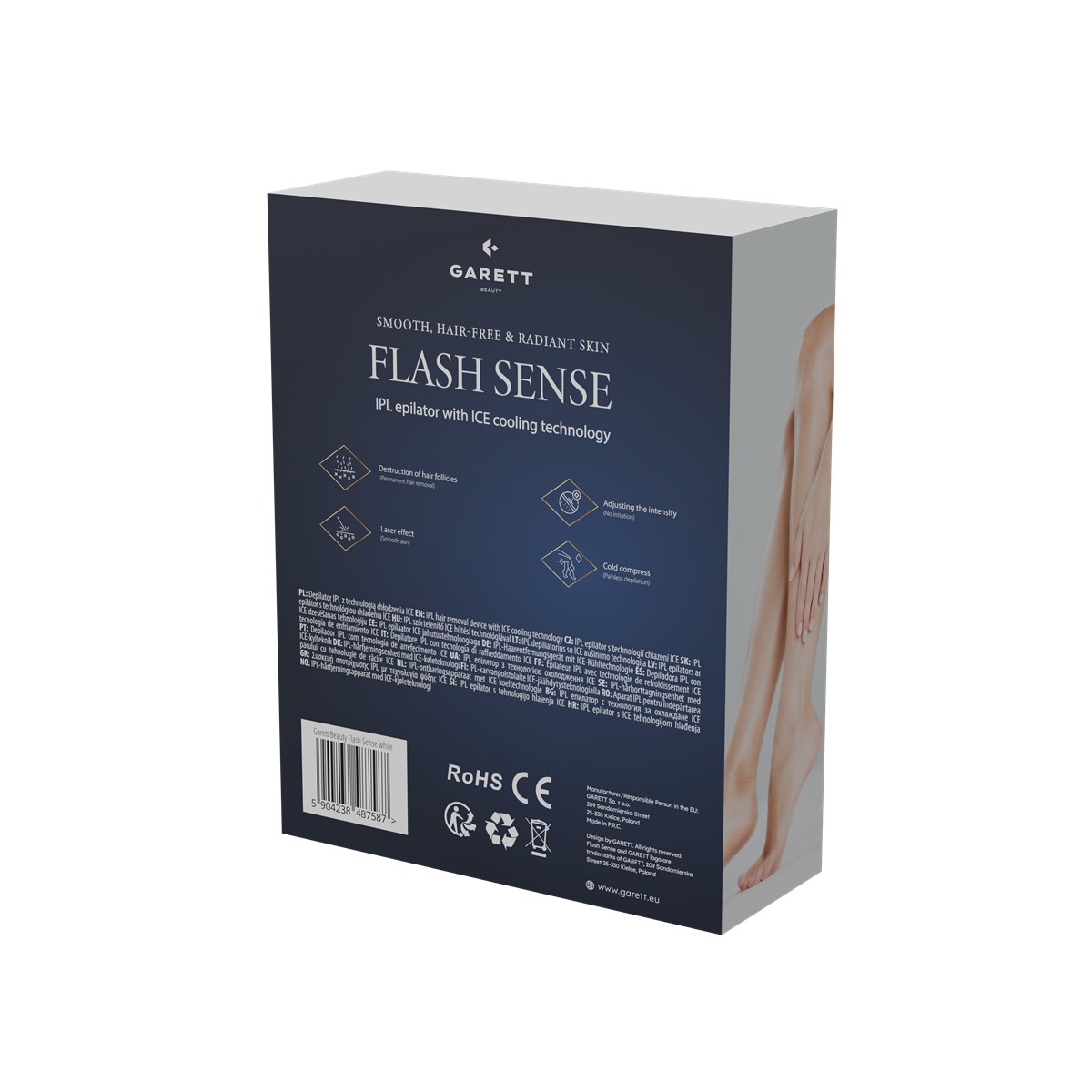 Garett Beauty Flash Sense IPL epilátor3 