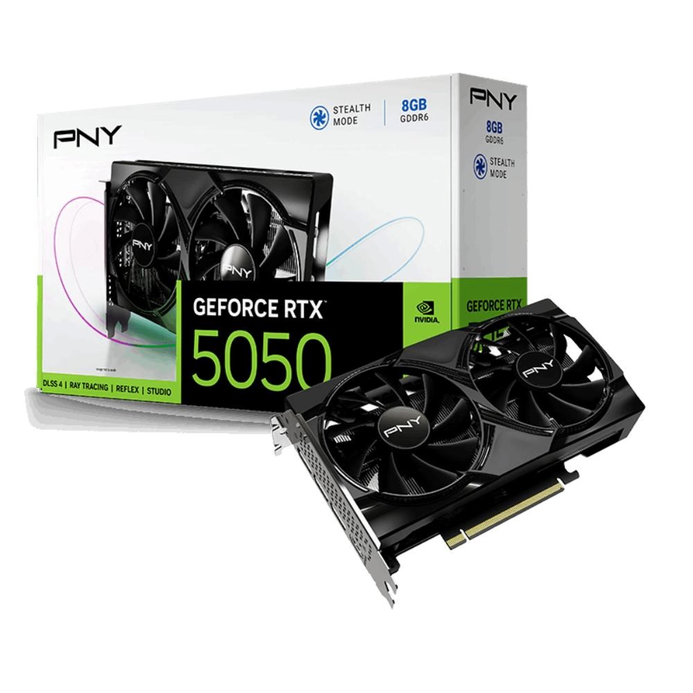 PNY VGA Nvidia GeForce RTX 5050 8GB Dual Fan,  RTX 5050,  8GB GDDR6,  3xDP,  1xHDMI0 