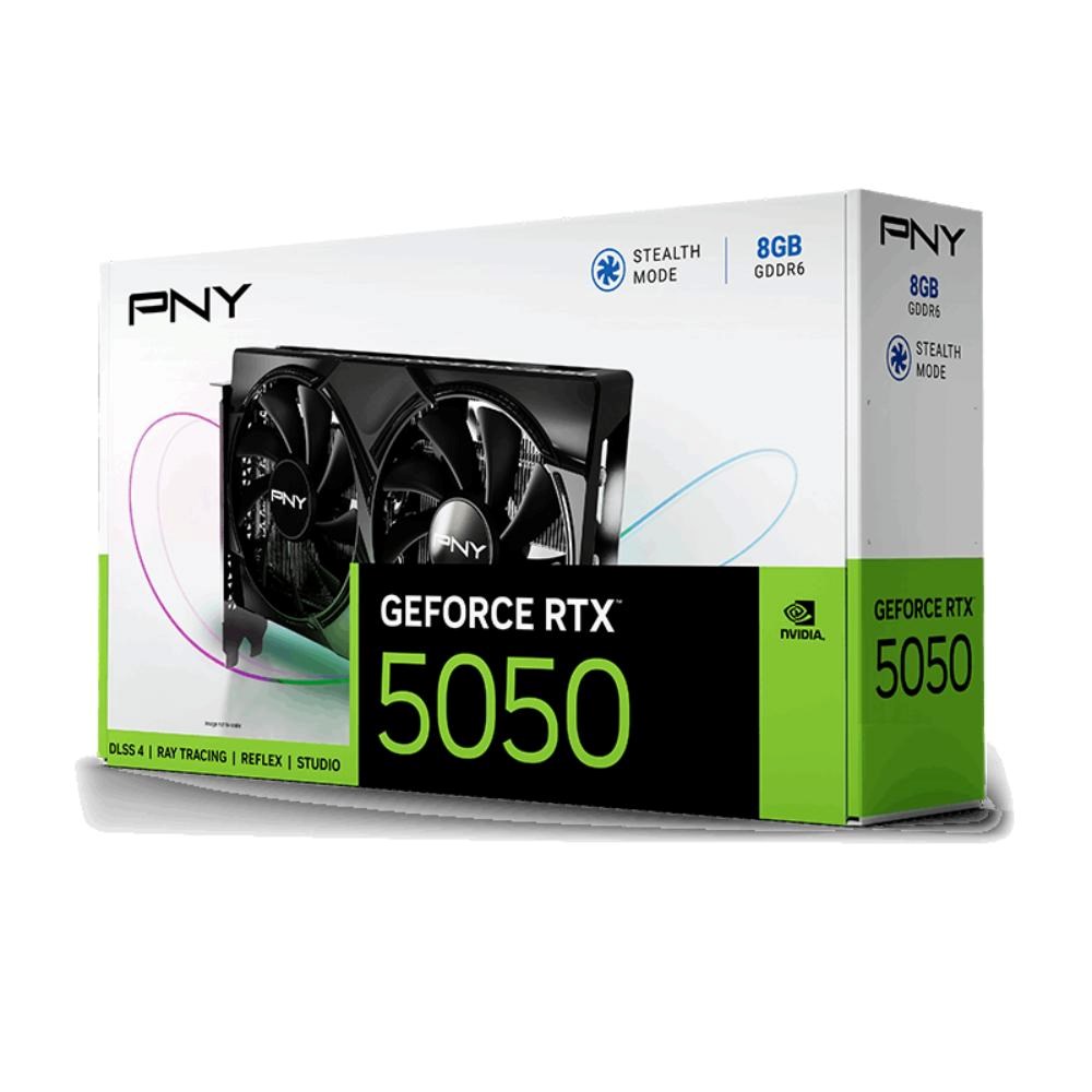PNY VGA Nvidia GeForce RTX 5050 8GB Dual Fan,  RTX 5050,  8GB GDDR6,  3xDP,  1xHDMI8 