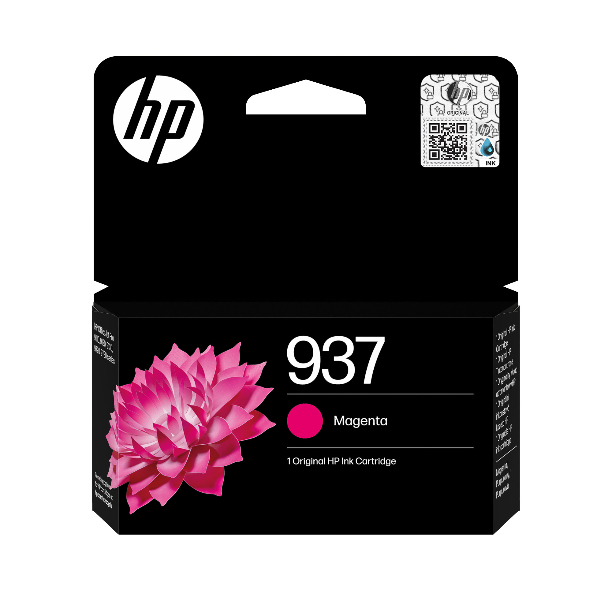 BAZAR - HP 937 Magenta Original Ink Cartridge (800 pages) - Poškozený obal (Komplet)2 
