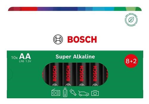 Bosch LR6SA10B/ 00 Super Alkaline (Blistr 10 ks)0 