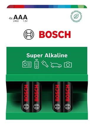 Bosch LR03SA4B/ 00 Super Alkaline (Blistr 4 ks)0 