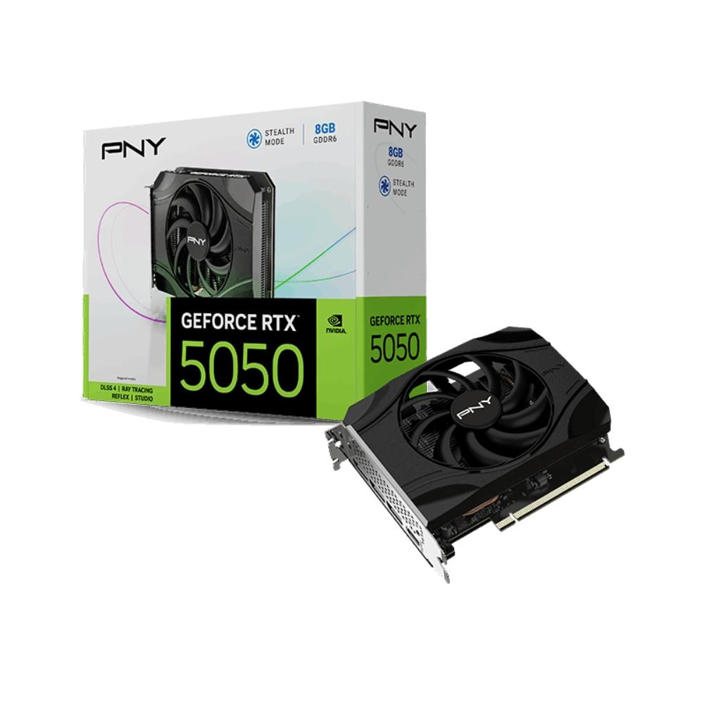 PNY VGA Nvidia GeForce RTX 5050 8GB Single Fan,  RTX 5050,  8GB GDDR6,  3xDP,  1xHDMI1 
