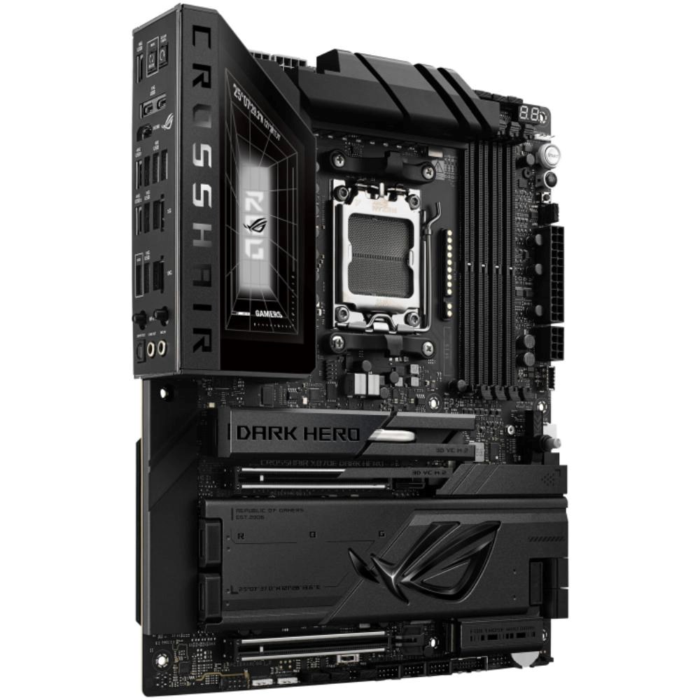 ASUS MB Sc AM5 ROG CROSSHAIR X870E DARK HERO,  AMD X870E,  4xDDR5,  WiFi,  1xHDMI,  2xUSB41 