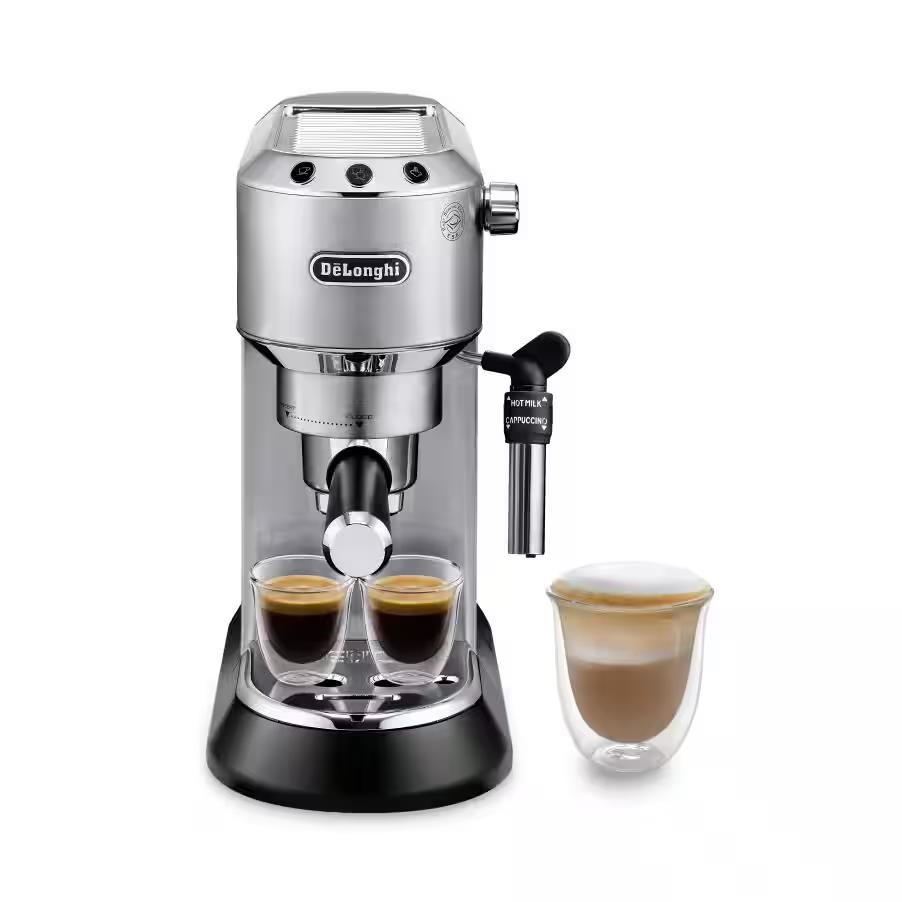 DeLonghi Dedica EC685.M Style pákový kávovar,  1300 W,  Cappuccino systém,  stříbrná2 