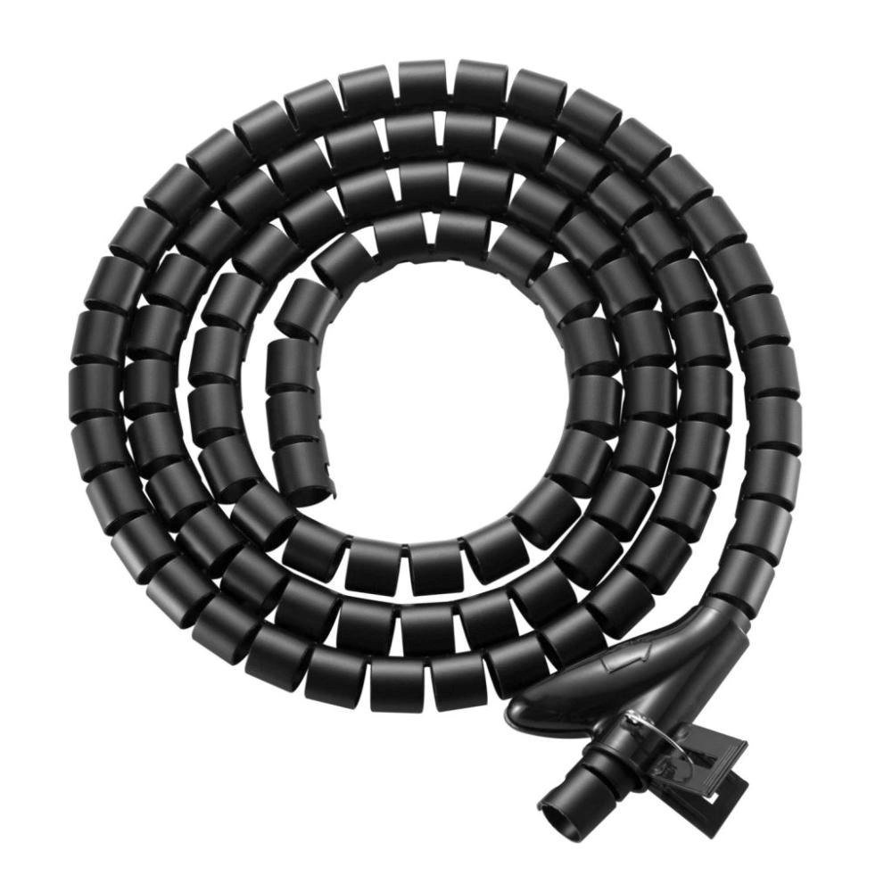 EVOLVEO CableHold, organizér káblov, 2, 5 m x 2 cm, samosvorný, čierny
