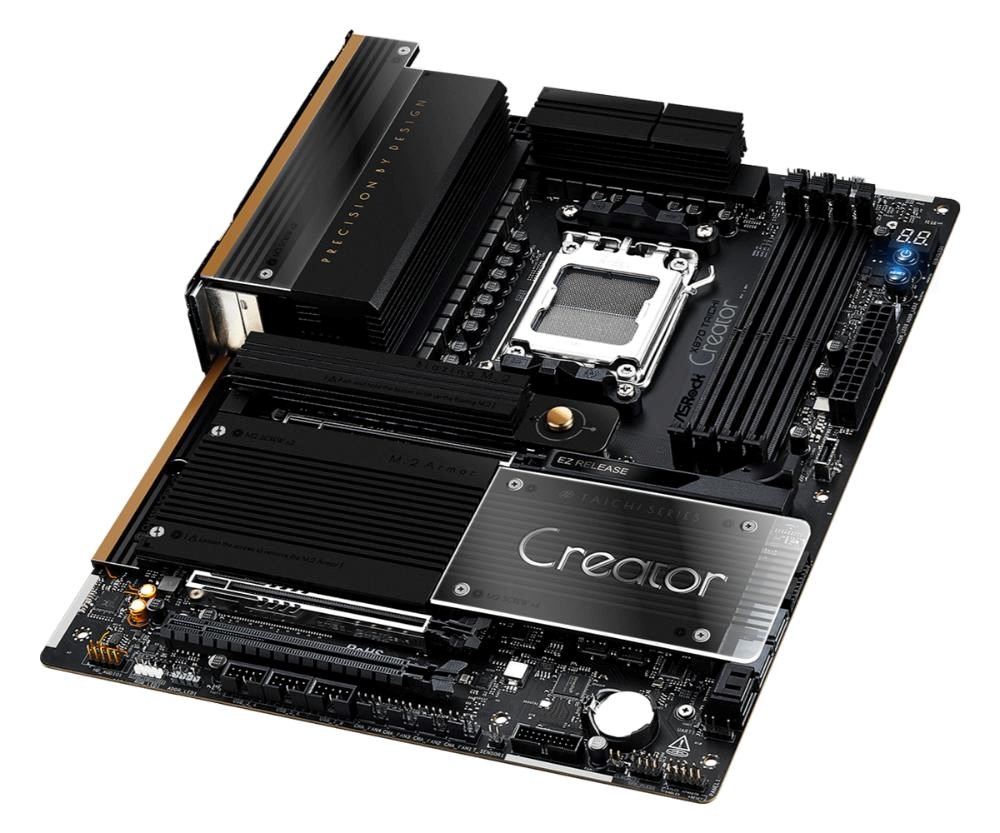 ASRock MB Sc AM5 X870 TAICHI Creator,  AMD X870,  4xDDR5,  1xHDMI,  2xUSB4,  WI-FI,  ATX4 