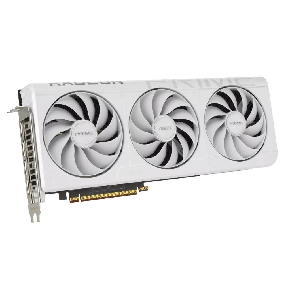 ASUS VGA AMD RADEON RX 9070 XT PRIME 16GB OC WHITE,  RX 9070 XT,  16GB GDDR6,  3xDP,  1xHDMI4 