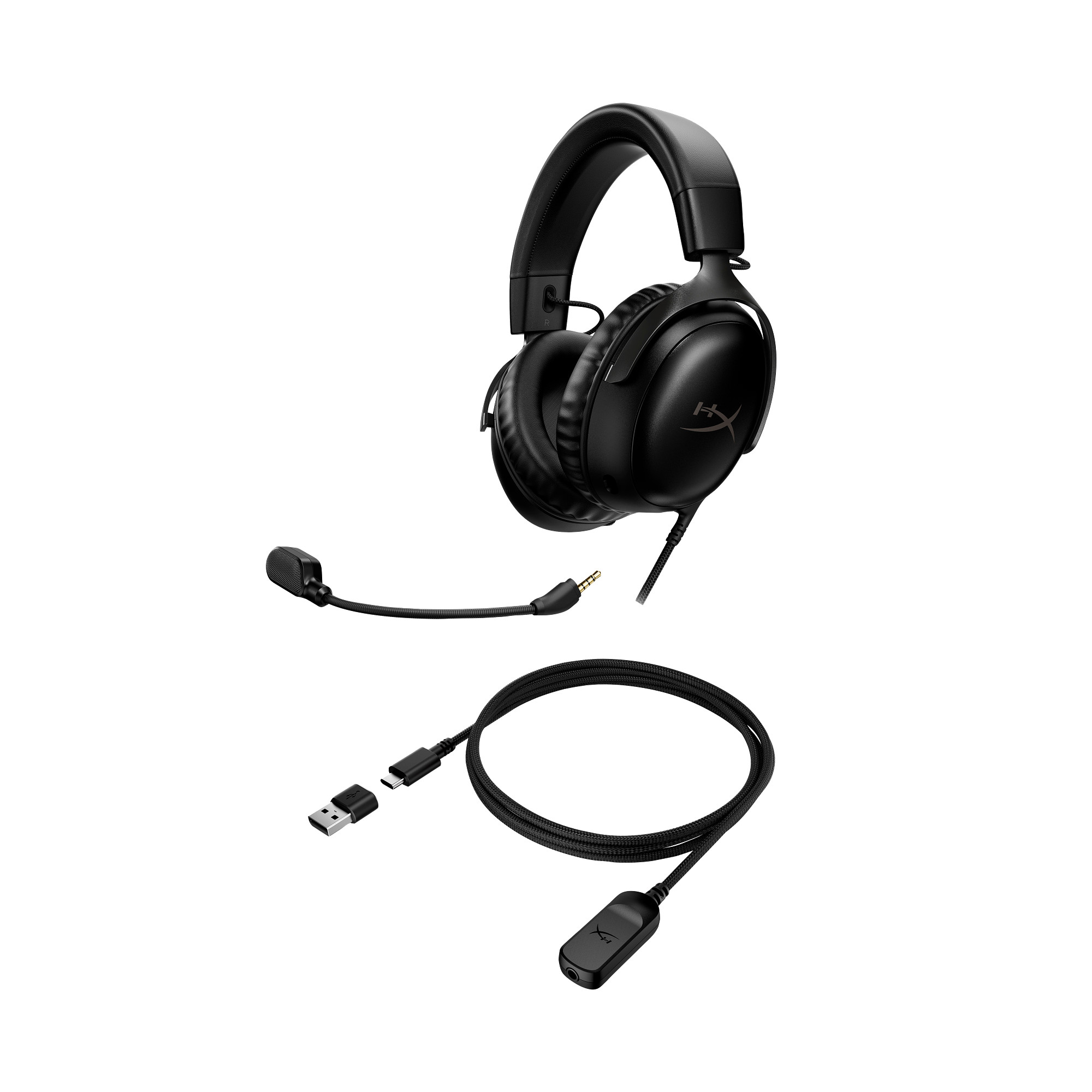 BAZAR - HyperX Cloud III BLK GAM HEADSET - Sluchátka k PC - Poškozený obal (Komplet)5 