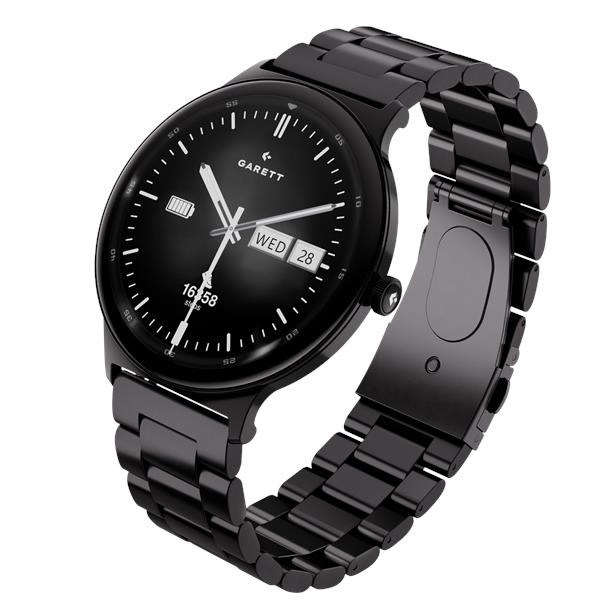 Garett Smartwatch Quantum Black Steel0 