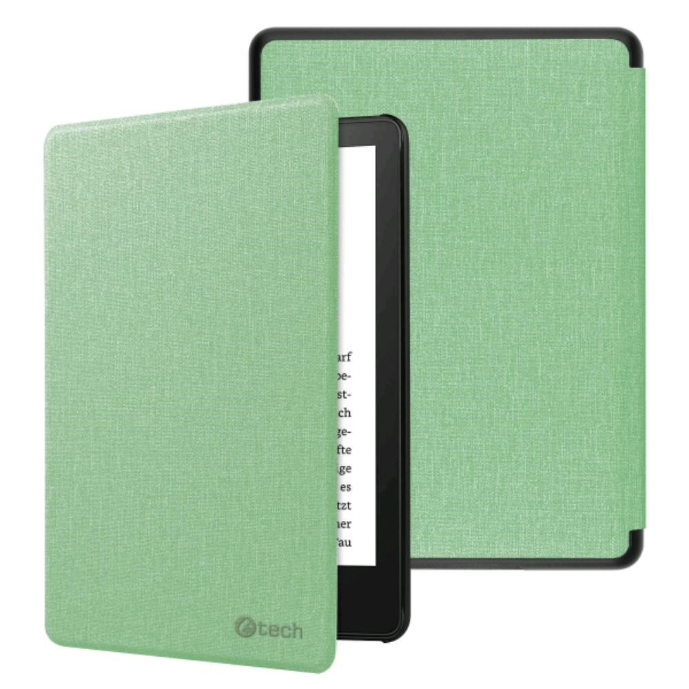 C-TECH PROTECT pouzdro pro Amazon Kindle TOUCH 2024,  WAKE/ SLEEP funkce,  hardcover,  matcha1 