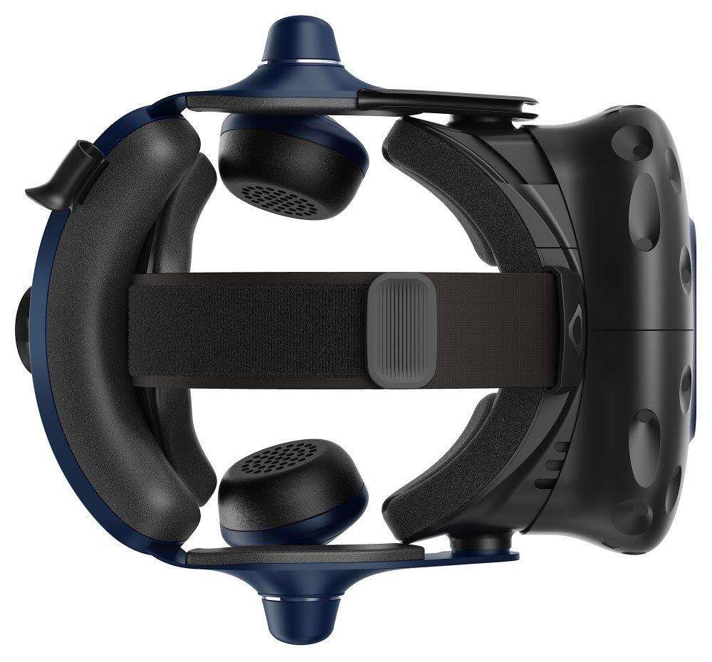HTC Vive Pro 2 HMD brýle pro virtuální realitu,  2x 2448x2448px 5K rozlišení,  120Hz,  FOV 120°,  černá/ modrá3 