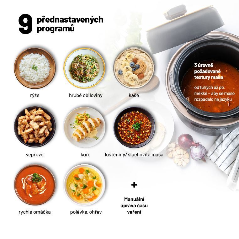 BAZAR - Lauben Electric Pressure Cooker 5000AT - Poškozený obal (Komplet)3 