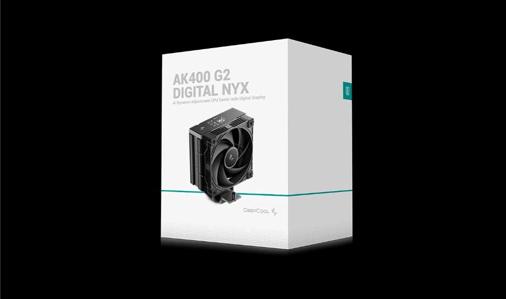 DEEPCOOL CPU Chladič AK400 G2 DIGITAL NYX,  1x120mm,  LGA1851,  AM5,  černá7 