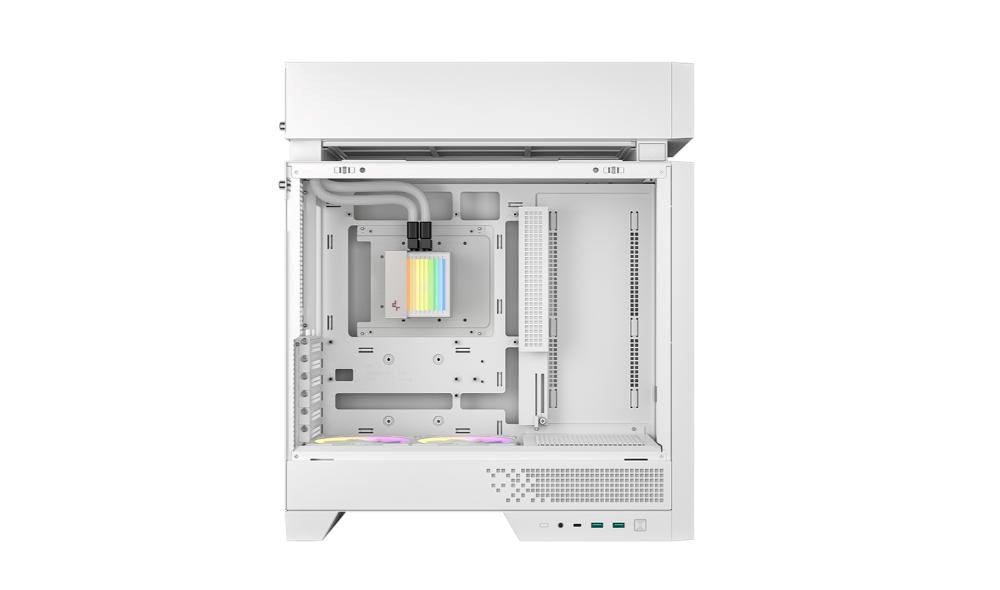 DEEPCOOL Case CL6600 WH,  ATX,  Průhledná bočnice,  vodní chlazení,  bílá7 