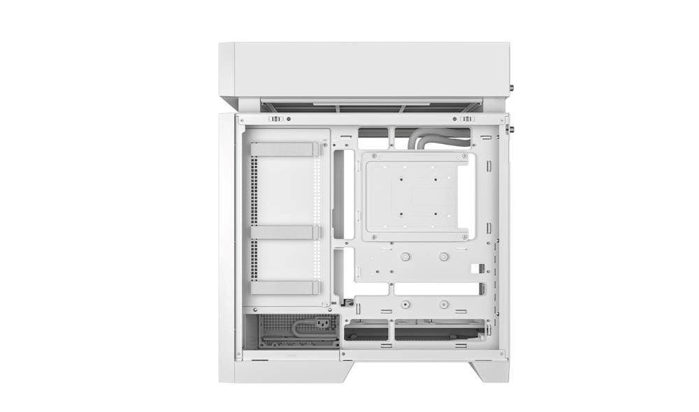 DEEPCOOL Case CL6600 WH,  ATX,  Průhledná bočnice,  vodní chlazení,  bílá8 