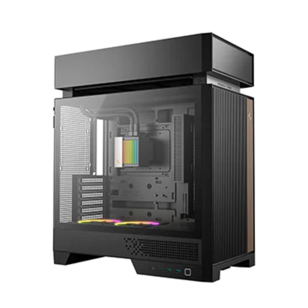 DEEPCOOL Case CL6600,  ATX,  Průhledná bočnice,  vodní chlazení,  černá1 