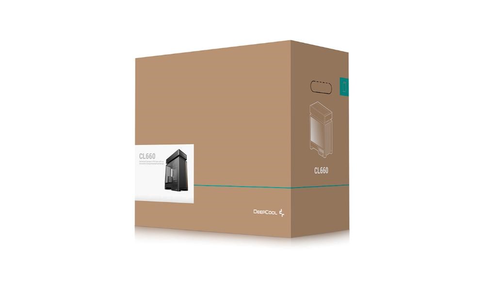 DEEPCOOL Case CL660,  ATX,  Průhledná bočnice,  černá10 