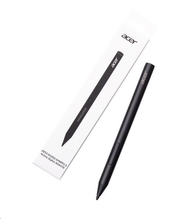 BAZAR - ACER Active Stylus ASA410, AES 2.0, USI 2.0, MPP2.5, černá - Rozbaleno (Komplet)4 
