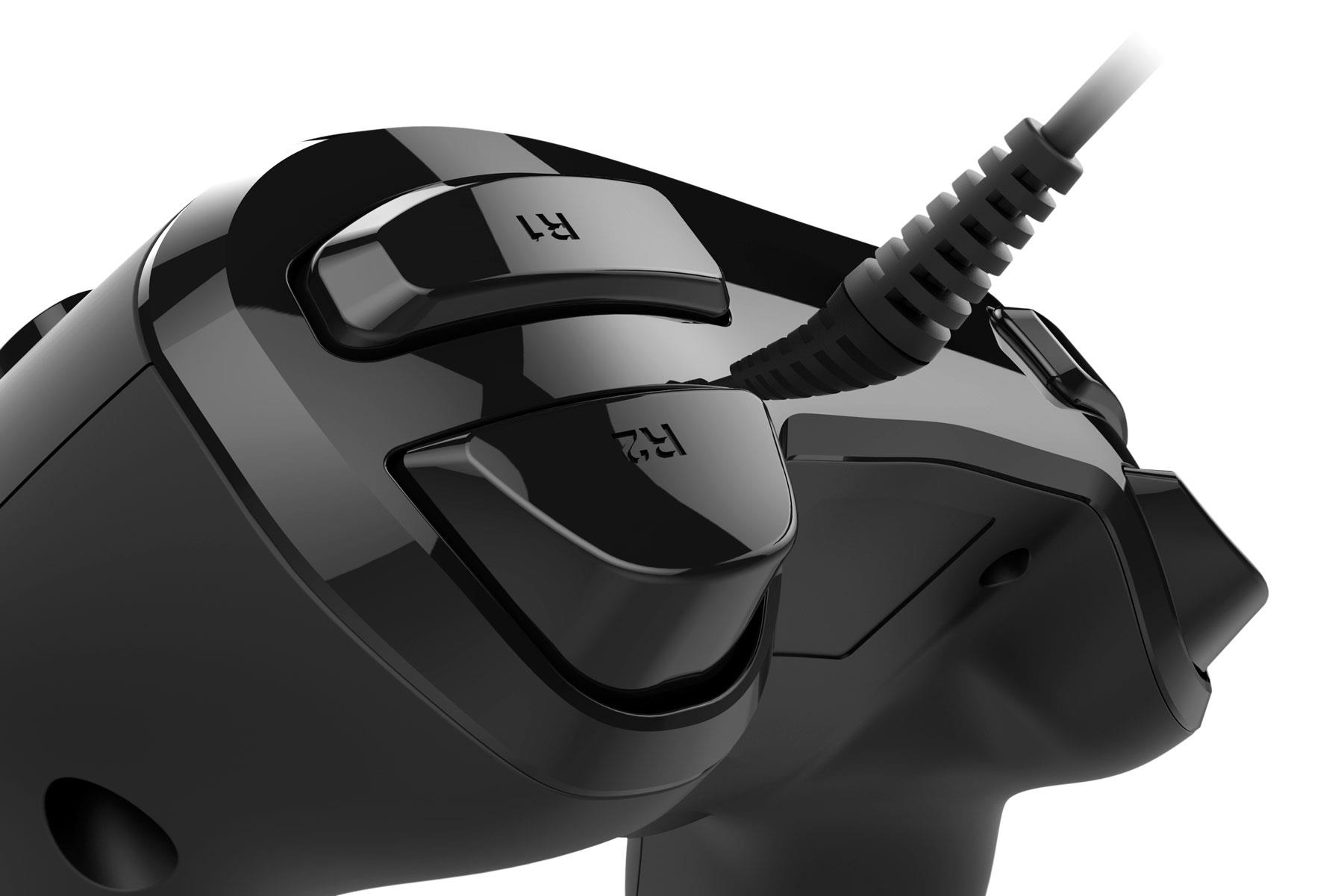 Nacon Wired Compact Controller - ovladač pro PlayStation 4 - černý6 