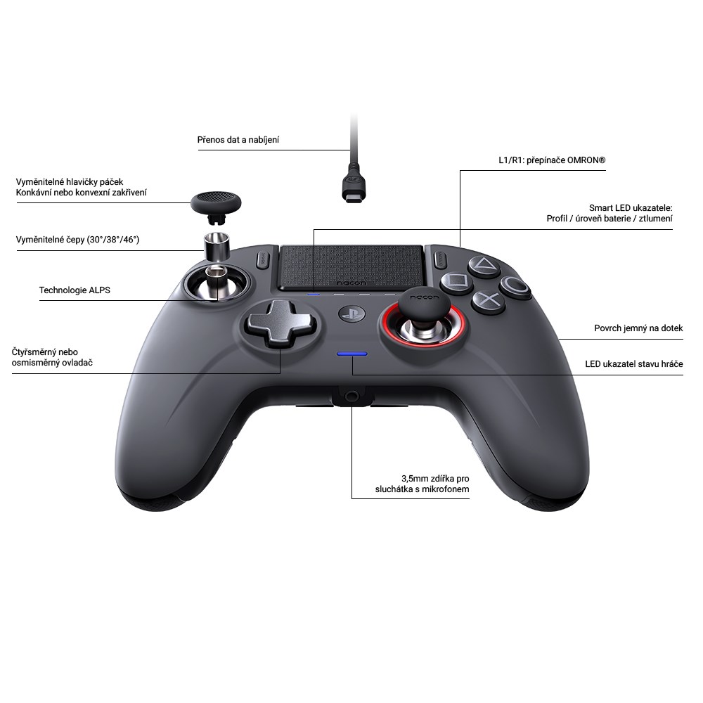 Nacon Revolution Unlimited Pro Controller - ovladač pro PlayStation 41 
