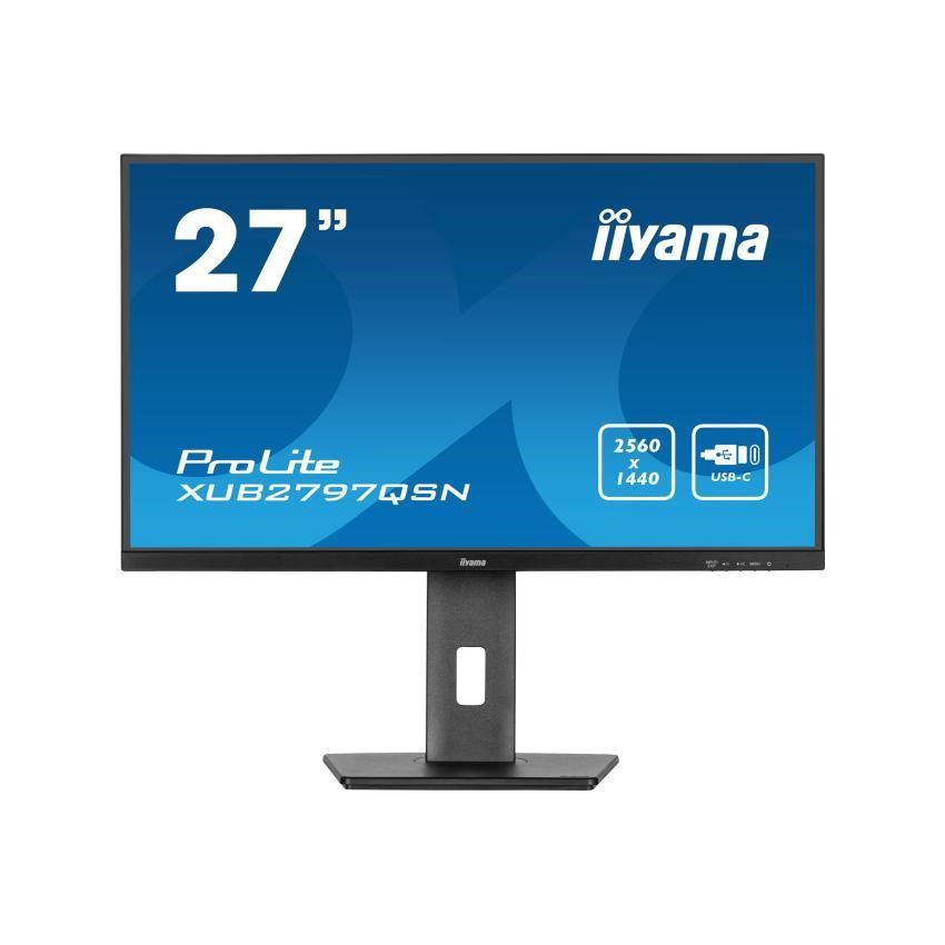 iiyama XUB2797QSN-B2,  68, 6 cm (27""),  USB,  USB-C,  Ethernet,  kit (USB),  black0 