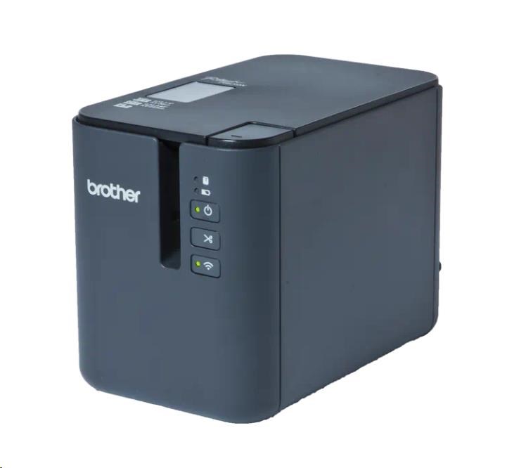 BAZAR - BROTHER tiskárna štítků PT-P950NW - 36mm,  pásky TZe,  WIFI,  Profesionální PC Tiskárna Štítků - Poškozený obal (Ko1 