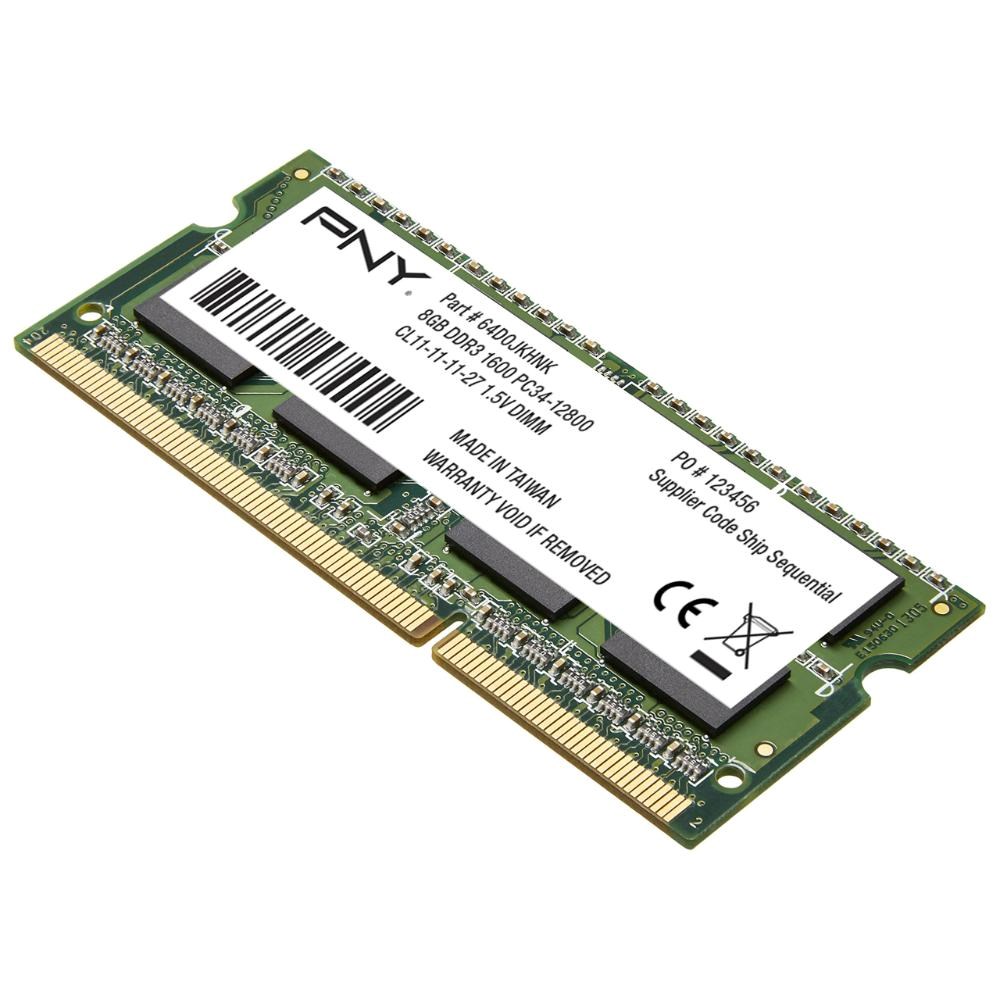 PNY SODIMM DDR3 8GB 1600MHz CL110 