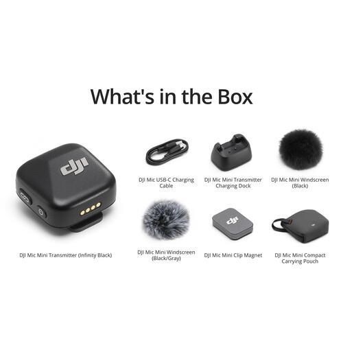 DJI Mic Mini Transmitter (Infinity Black)1 