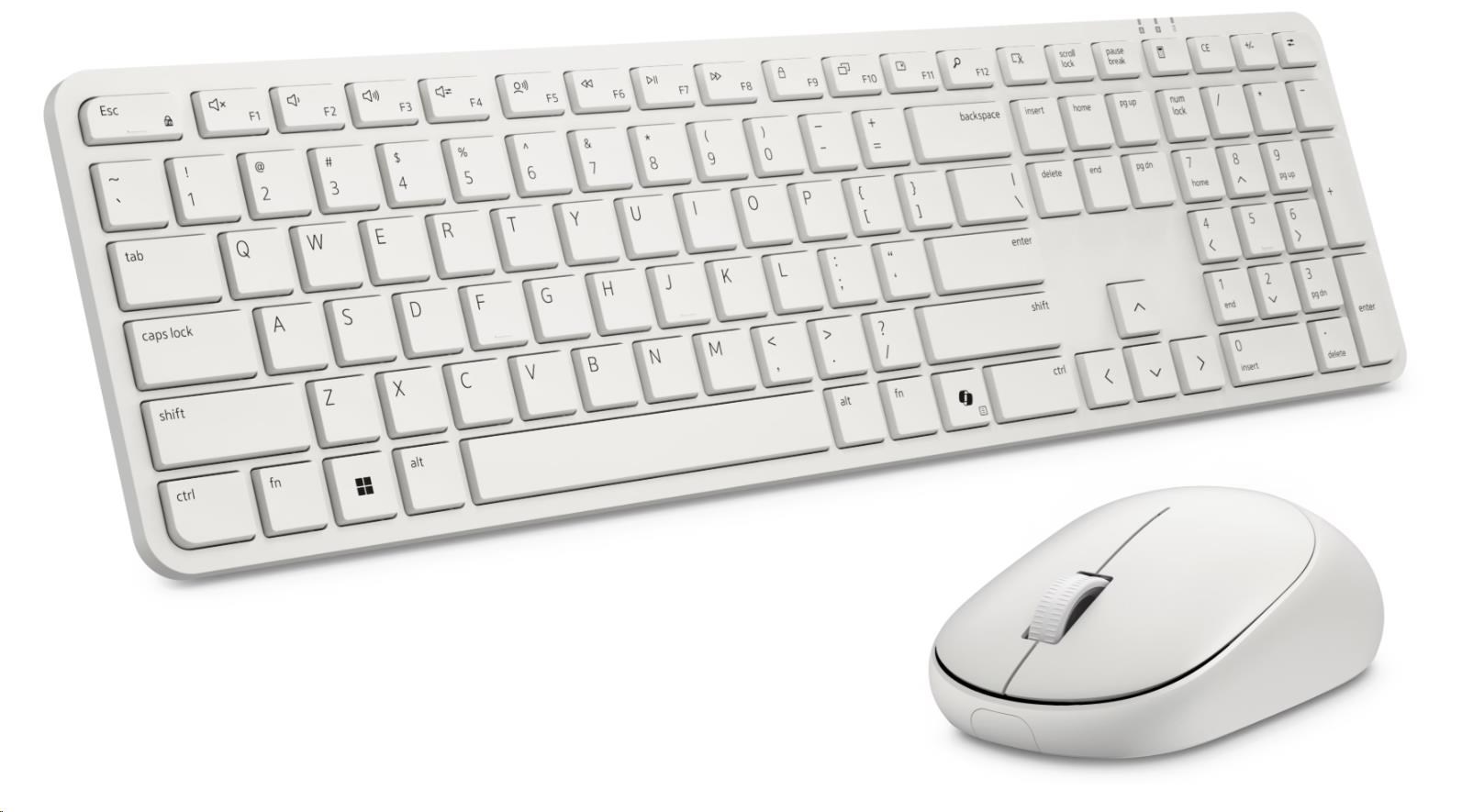 DELL Pro 5 Keyboard and Mouse - KM526 - US International (QWERTZ) - Light Ash1 