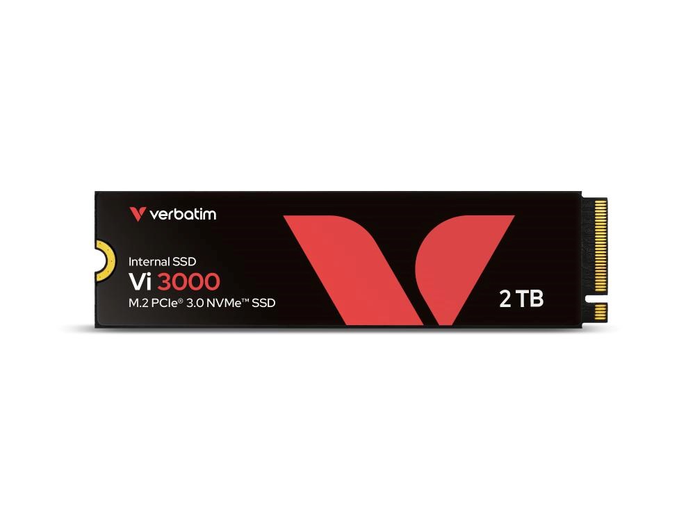 VERBATIM SSD Vi3000 Internal PCIe NVMe M.2 SSD 2TB ,  W 3000/  R 3300 MB/ s0 