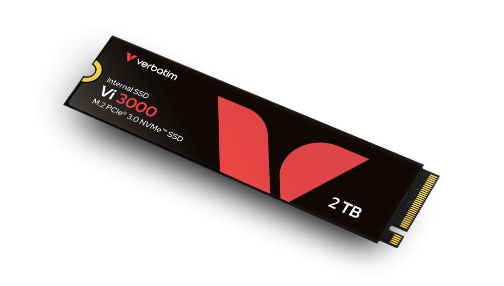 VERBATIM SSD Vi3000 Internal PCIe NVMe M.2 SSD 2TB ,  W 3000/  R 3300 MB/ s2 